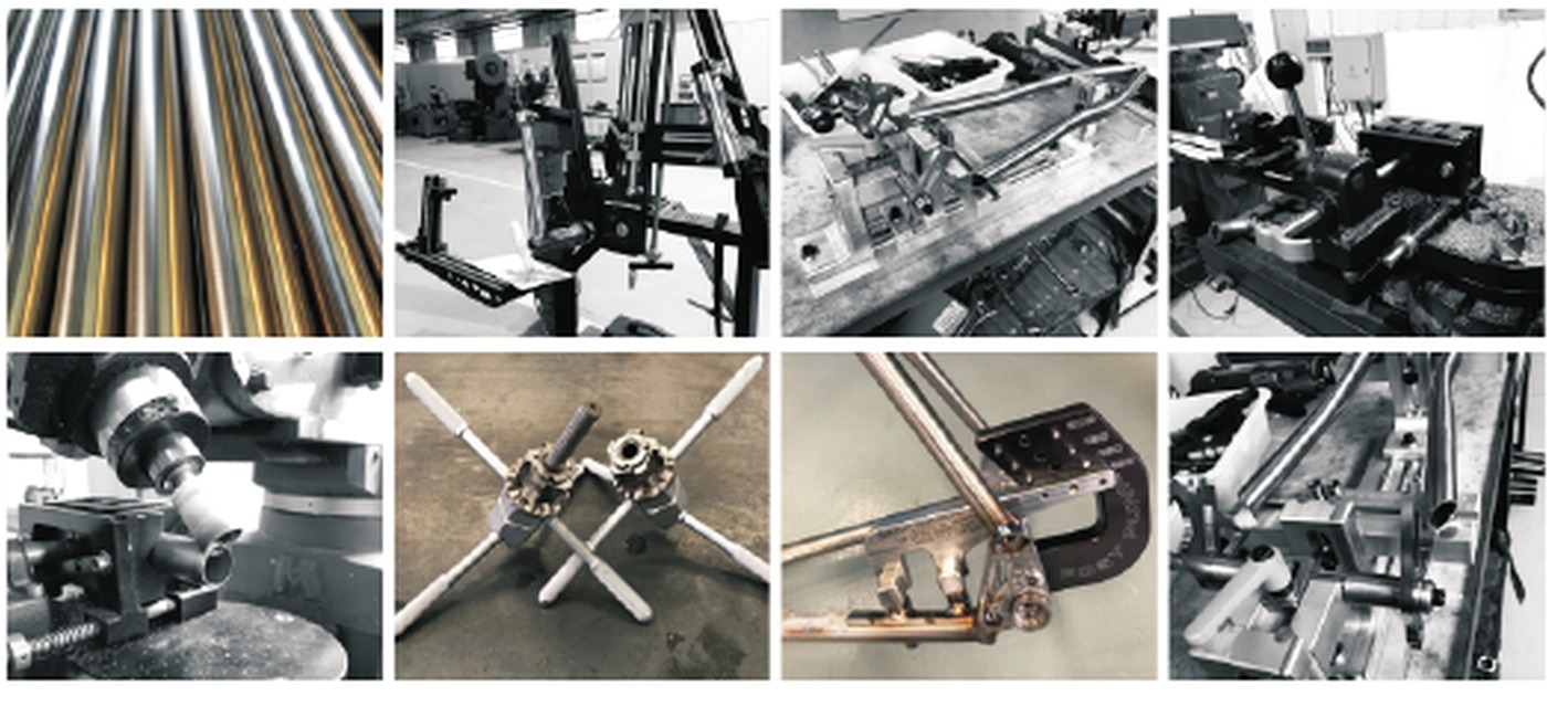Titanium frame manufacturing details