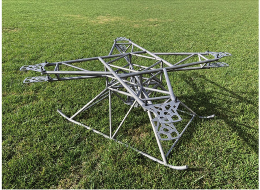 Custom titanium UAV frame